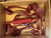 Drawer Full Of Kitchen Aid Utensils