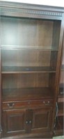 3 shelf Book case with drawer and cabinet