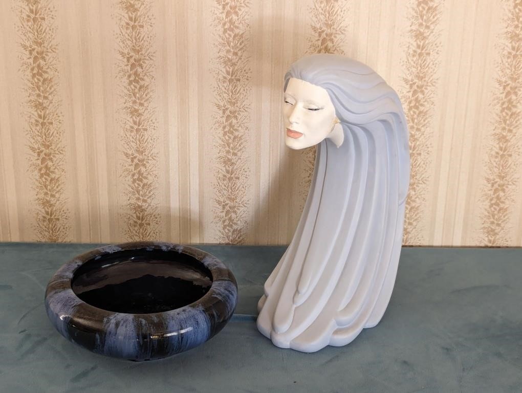 Sittre Ceramic Wind Figurine & Decorative Bowl