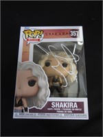 SHAKIRA SIGNED FUNKO POP DAMAGED BOX COA