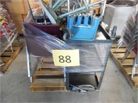 1 Cmptr Cart/ 2 High Chairs/ 1 Push Cart/ 6 Chairs