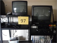 1 VCR & DVD Combo/ 19" TV