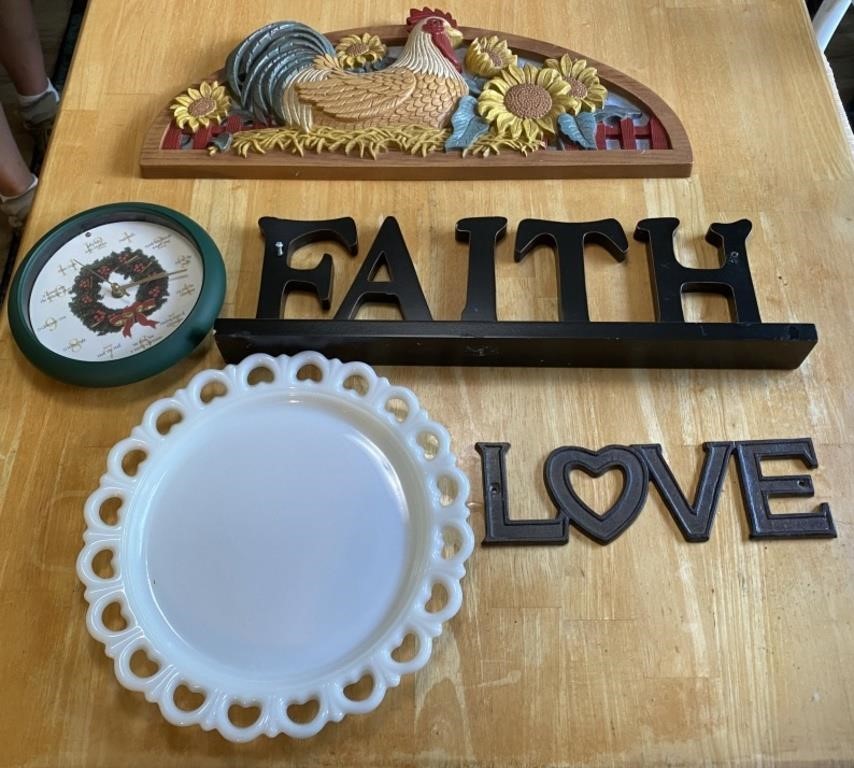 Faith, Love, Clock & Décor