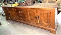 Solid Oak Commercial Cabinet