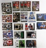 21 Football Cards - Jersey, Autographed, Captain