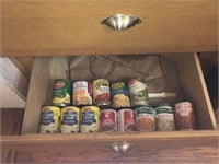Canned Goods (In 2 Drawers)