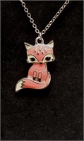 Fox pendant necklace