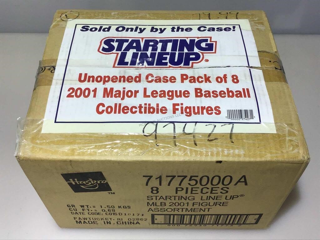 2001 starting lineup baseball case sealed