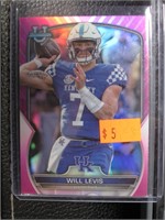 2022 BOWMAN CHROME WILL LEVIS PINK REFRACTOR