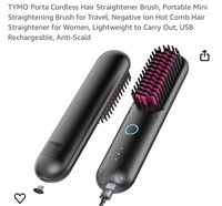 TYMO Porta Cordless Hair Straightener Brush
