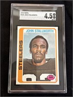 1978 Topps John Stallworth Rookie  SGC 4.5