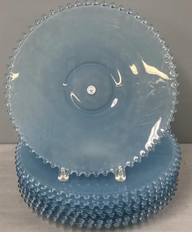 Dalzell Viking Blue Glass Plates