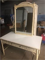 Thomasville desk and mirror- piece behind mirror d