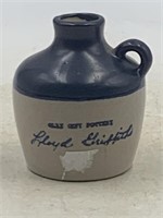 Small Clay city pottery stoneware jug, Floyd