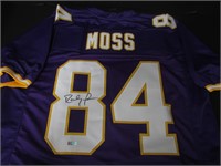 Randy Moss Vikings signed Jersey w/Coa
