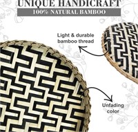 BAMBOO HAND CRAFTED MULTIP PURPOSE BASKET