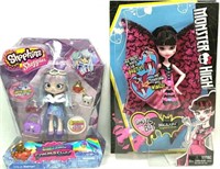 Shopkins & Monster High Dolls