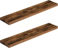 HOOBRO Floating Shelves  Set of 2  24 Inches