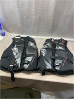 2 coast guard series life jackets