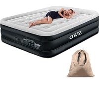 ($140) OWZ Queen Size Air Mattress, Infla