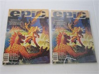 8 EPIC ILLUSTRATED MAGAZINES-1981