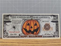 Halloween banknote