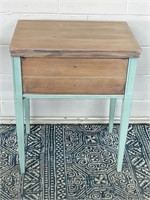 Painted vintage sewing table (no machine)