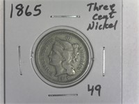 1865 Three Cent