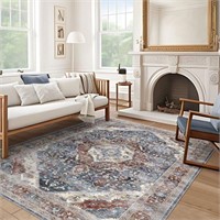 Area Rug Living Room Rugs-Deerly Vintage Floral