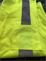 Neon mesh safety vest. Perfect for Roadwork,