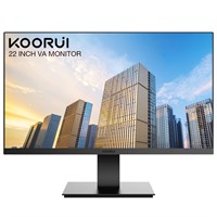 KOORUI 22 Inch Computer Monitor, FHD 1080P Desktop