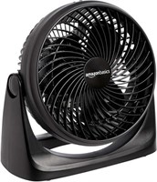 Basics 3 Speed Small Room Air Circulator Fan, 7"