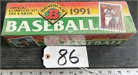 1991 Bowman Complete Set Unopened Baseball Cards