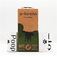 (4)Dog Poop Bags 120 Unscented Waste Bags Split