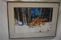 WATERCOLOUR - ARTIST VERNE LILLEY - FALL FOREST