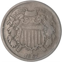 1867 - 2 Cent Piece