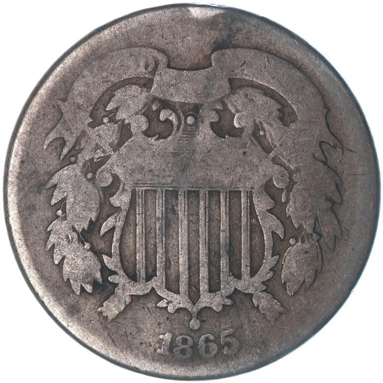 1865 - 2 Cent Piece