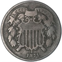 1871 - 2 Cent Piece