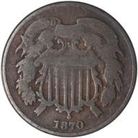 1870 - 2 Cent Piece