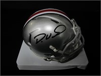 DENZEL WARD SIGNED OHIO STATE MINI HELMET JSA