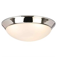 Hampton Bay Chelwood 13 in. Chrome Selectable LED