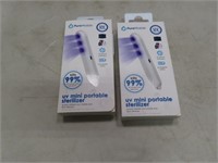 (2) New Mini UVLight Portable Sterilizers