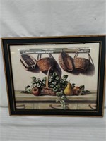 Baskets with Fruit Lithograph