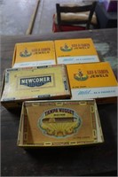 Collection Of Cigar Boxes