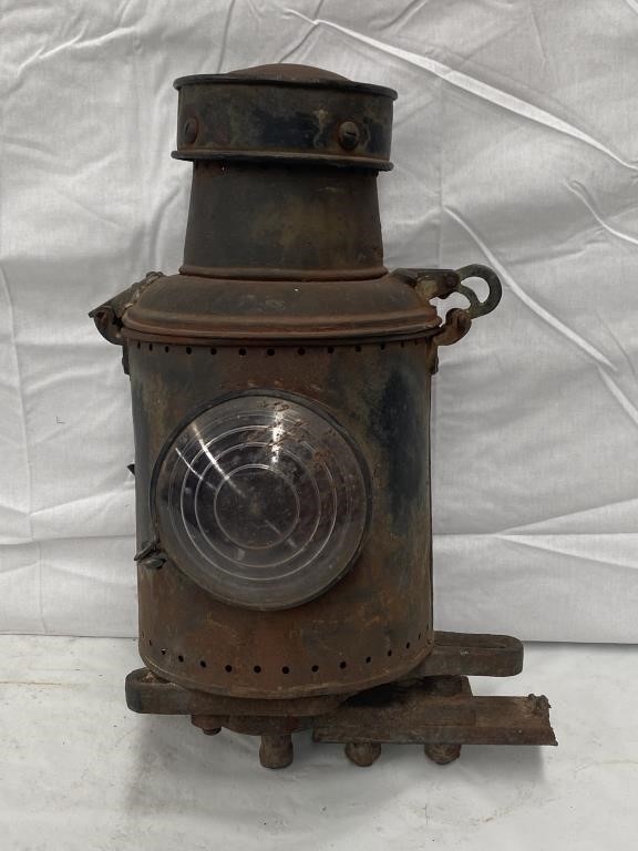 Large railway lamp