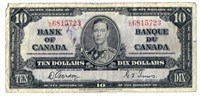 1937 Canada $10 Bank Note