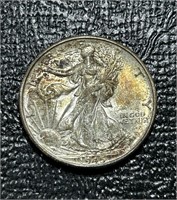 1945-S US Walking Liberty Half Dollar BU