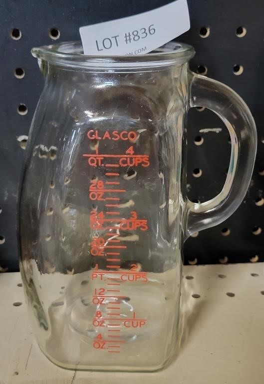 4 CUP GLASCO MEASURING PITCHER