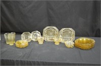 Yellow Depression Glass Pieces