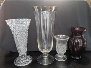 Glass Vase Lot (Living Room)